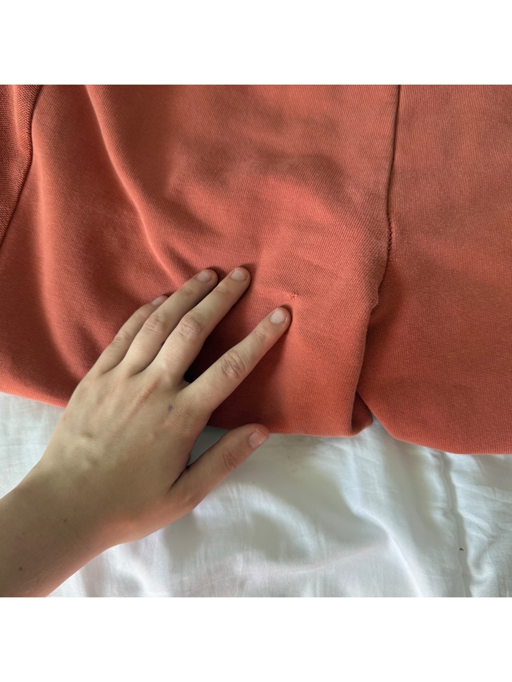 aerie burnt orange sweatpants joggers small - Picture 6 of 7